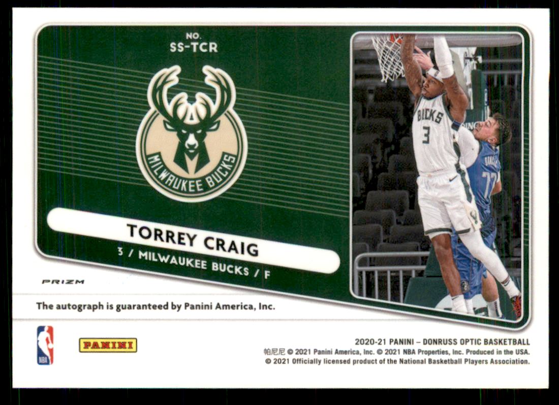 2020-21 Donruss Optic Signature Series Choice #22 Torrey Craig