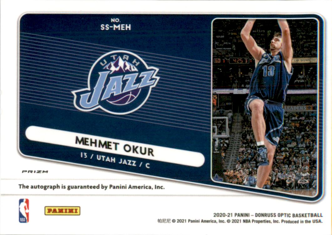 2020-21 Donruss Optic Signature Series Choice #27 Mehmet Okur