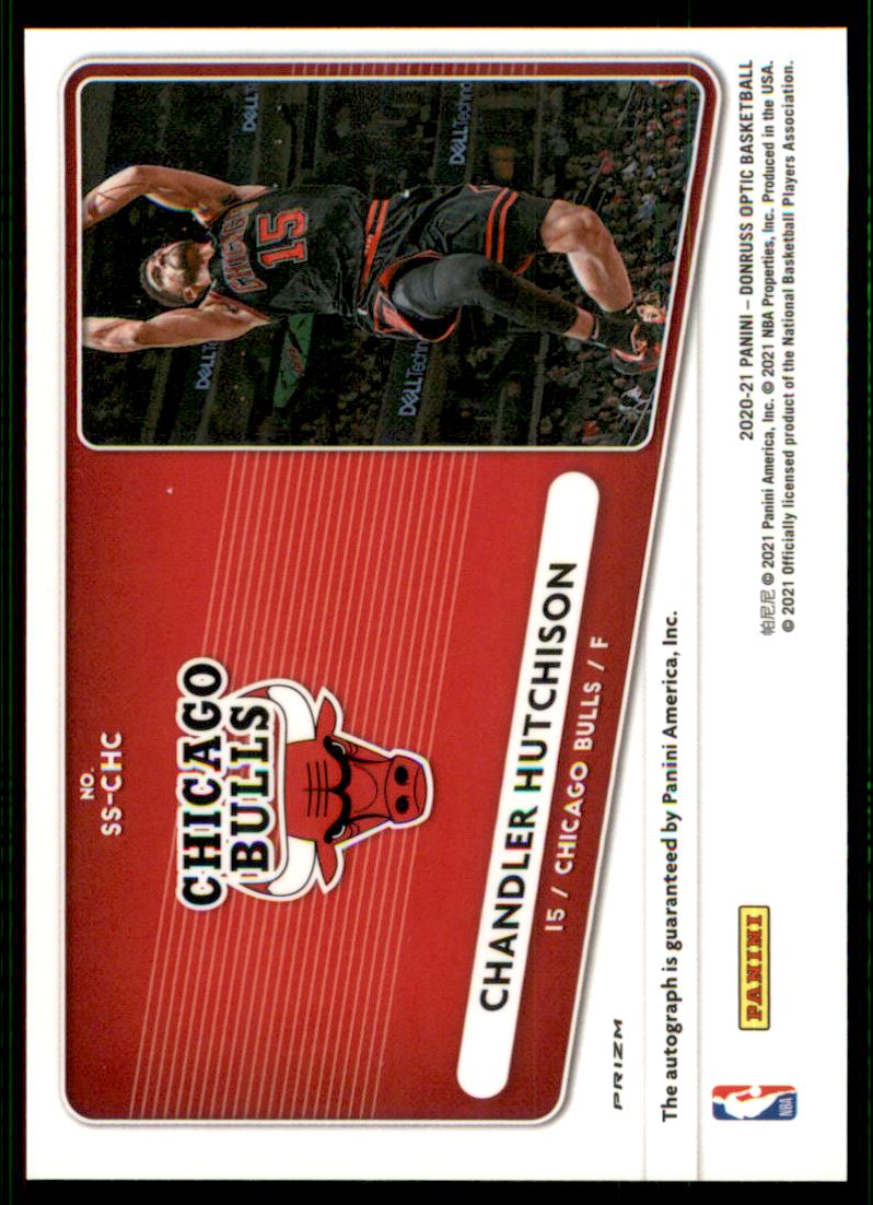 2020-21 Donruss Optic Signature Series Choice #29 Chandler Hutchison