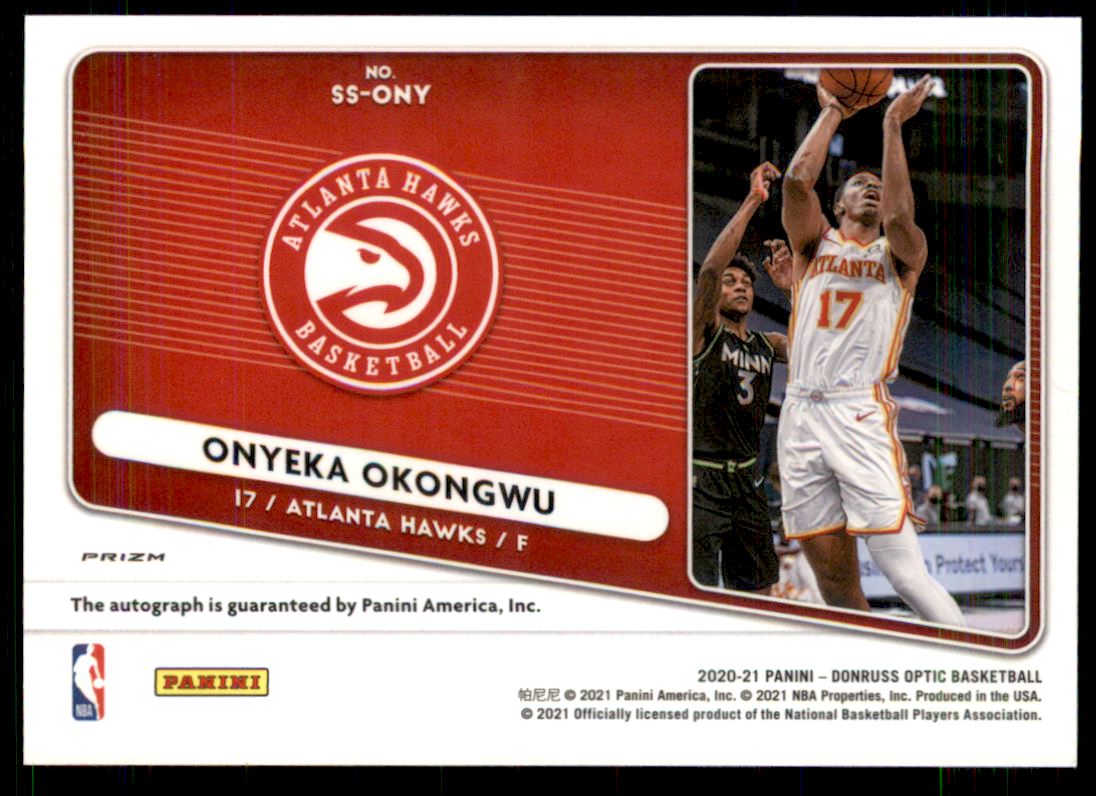 2020-21 Donruss Optic Signature Series Choice #56 Onyeka Okongwu