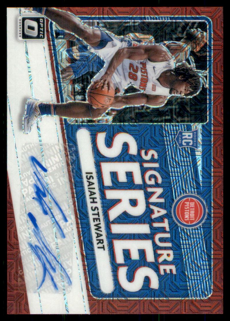 2020-21 Donruss Optic Signature Series Choice #66 Isaiah Stewart