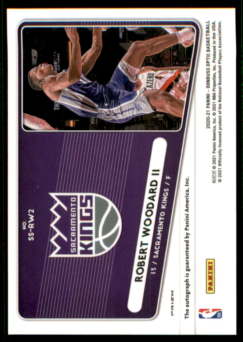 2020-21 Donruss Optic Signature Series Choice #87 Robert Woodard II