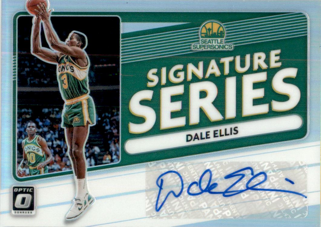2020-21 Donruss Optic Signature Series Holo #23 Dale Ellis