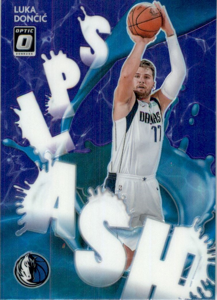 2020-21 Donruss Optic Splash Purple #15 Luka Doncic