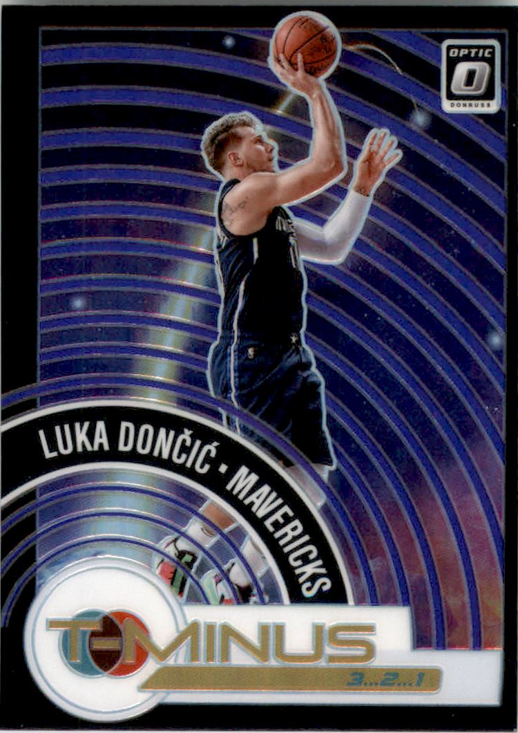 2020-21 Donruss Optic T-Minus 3 2 1 Purple #10 Luka Doncic
