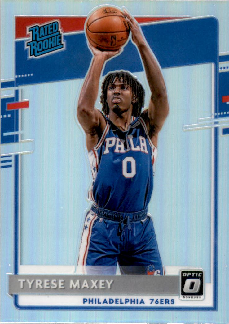 2020-21 Donruss Optic Holo #171 Tyrese Maxey RR - NM-MT - Burbank