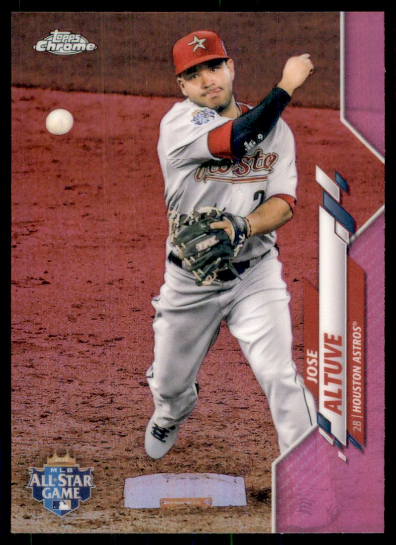 2020 Topps Chrome Update Pink Refractors #U79 Jose Altuve AS