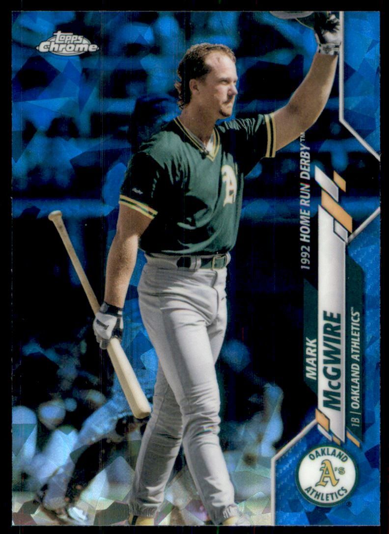 2020 Topps Chrome Update Sapphire #U296 Mark McGwire HRD