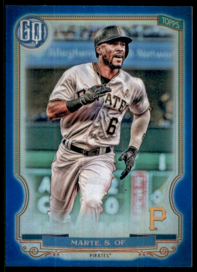 2020 Topps Gypsy Queen Chrome Box Toppers Blue Refractors #218 Starling Marte