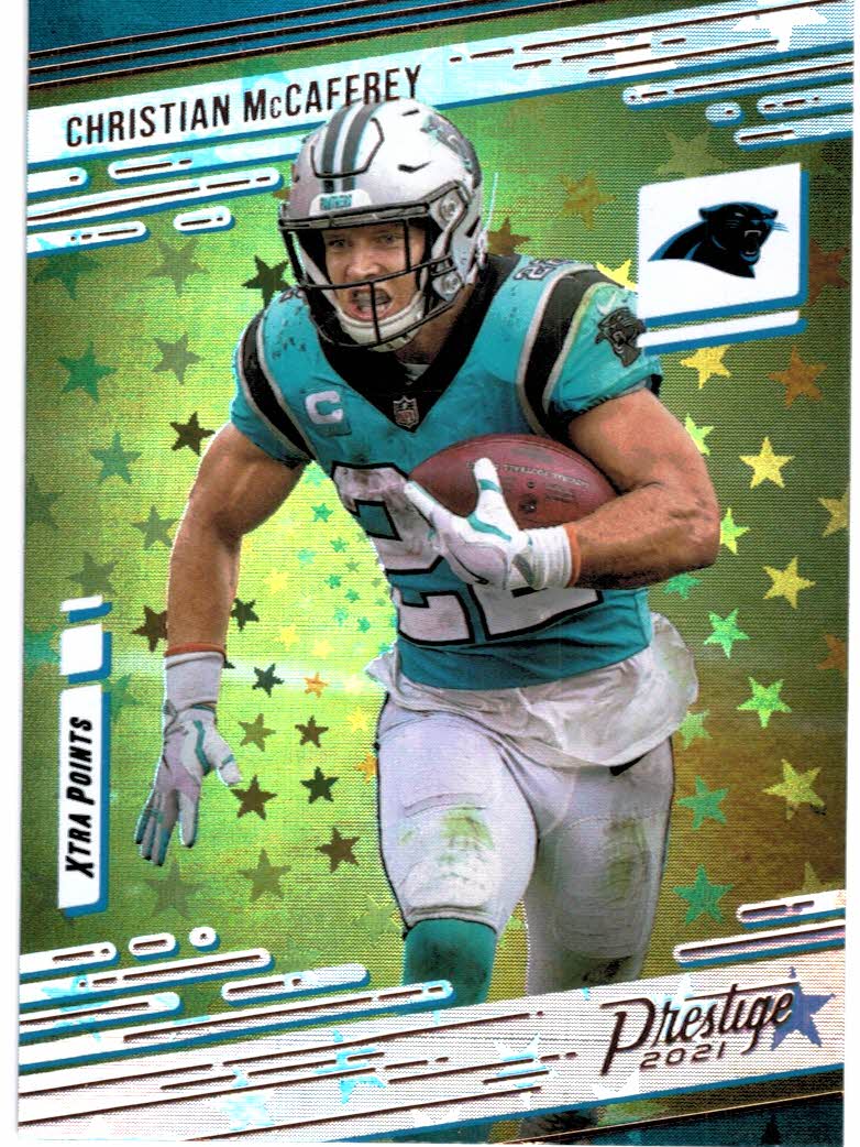 Christian McCaffrey 2022 Panini Prestige Xtra Points Astral #40