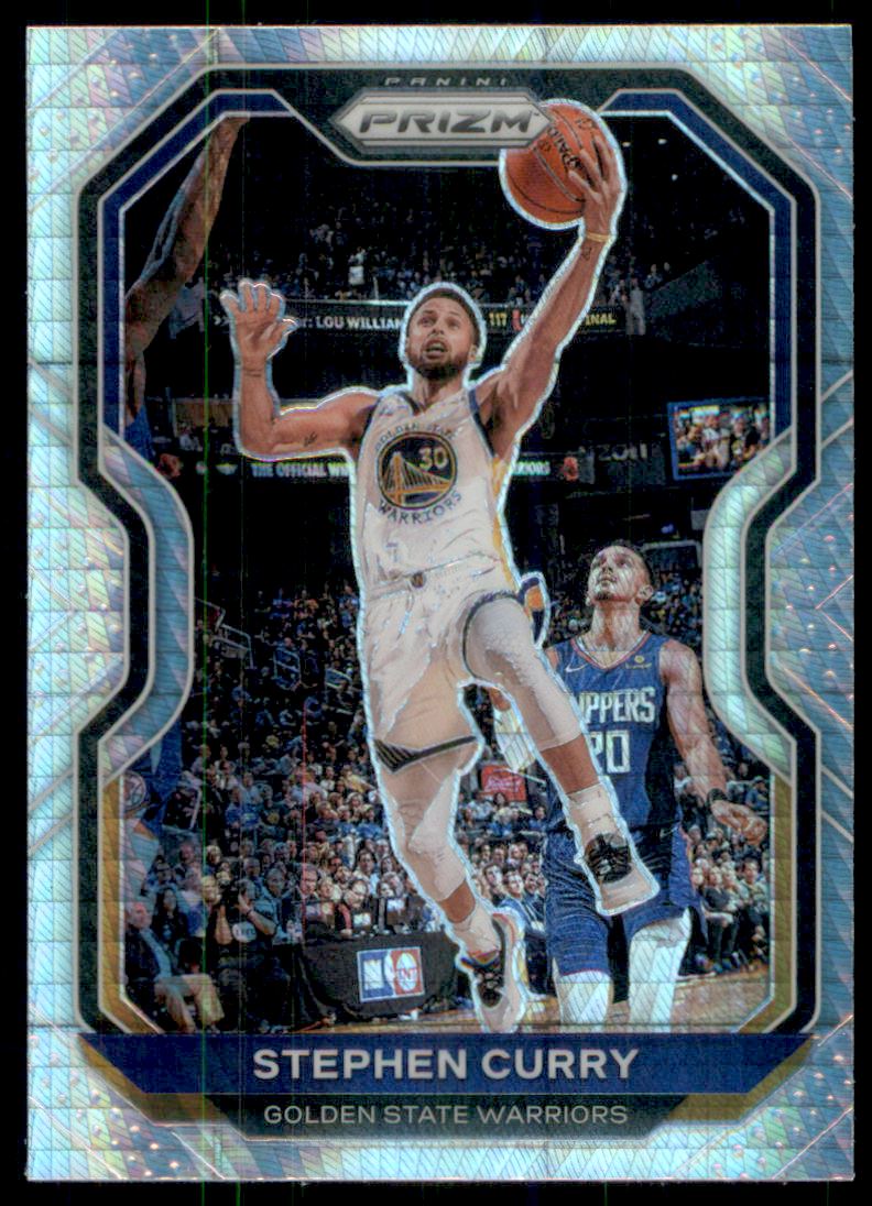 2020-21 Panini Prizm Prizms Hyper #159 Stephen Curry