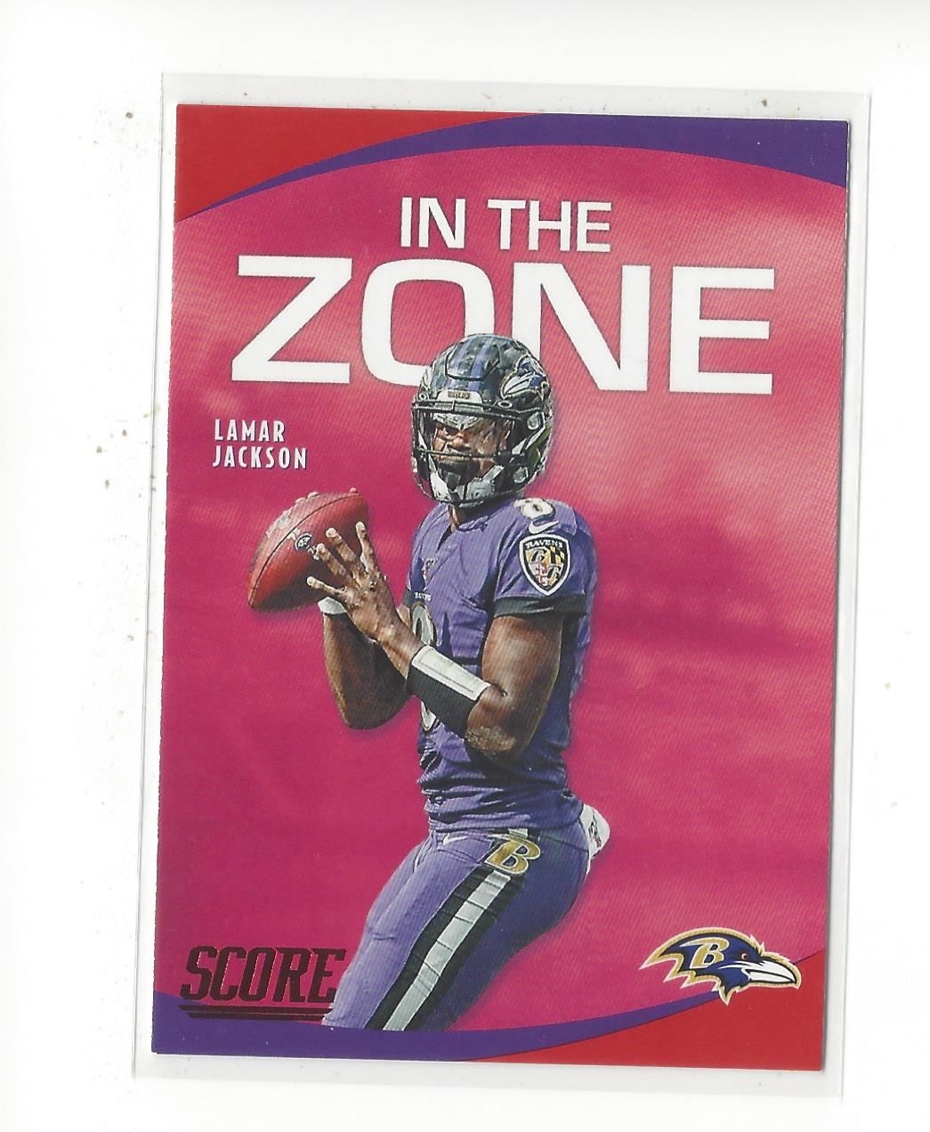 2020 Score In the Zone Red #2 Lamar Jackson