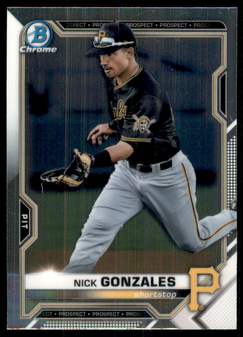 2021 Bowman Chrome Prospects #BCP224 Nick Gonzales