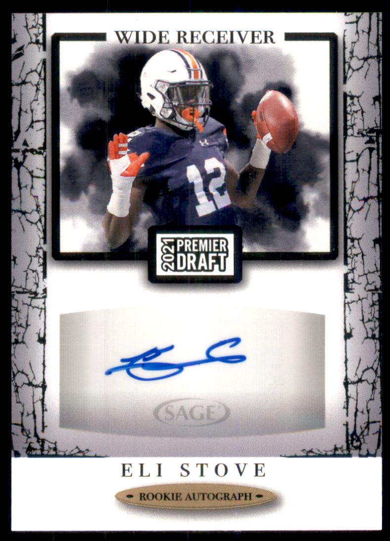 2021 SAGE HIT Autographs Black #A135 Eli Stove