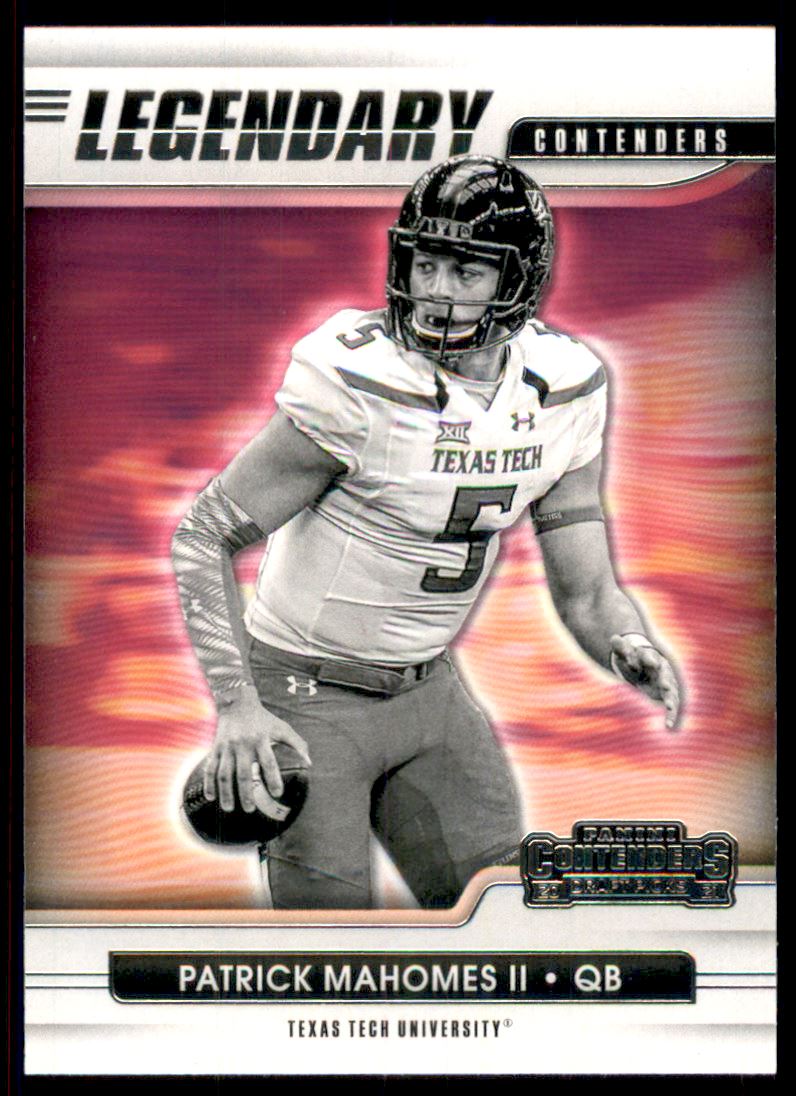 2021 Panini Contenders Draft Picks Legendary Contenders #2 Patrick Mahomes II