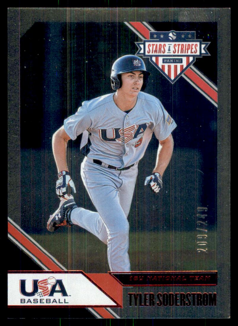 2020 USA Baseball Stars and Stripes Longevity Ruby #47 Tyler Soderstrom
