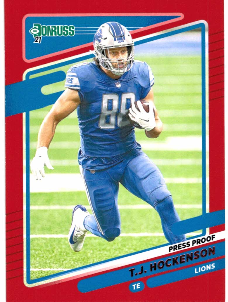 Mavin  2018 Donruss Barry Sanders Detroit Lions Press Proof #102