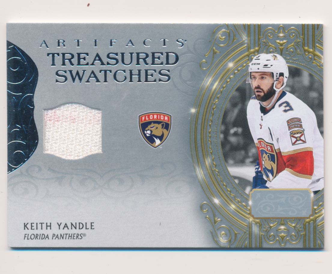 2020-21 Artifacts Treasured Swatches #TSKY Keith Yandle