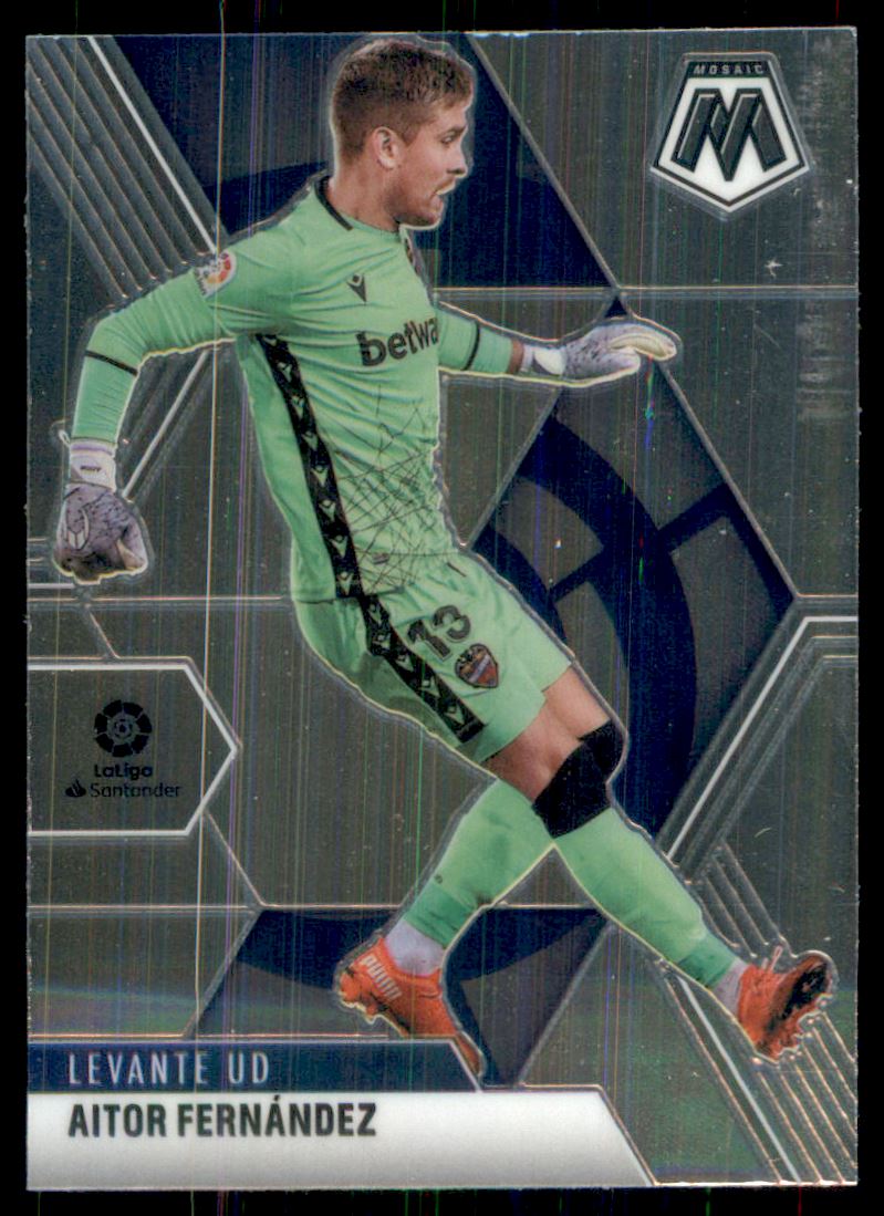 2020-21 Panini Mosaic La Liga #84 Aitor Fernandez