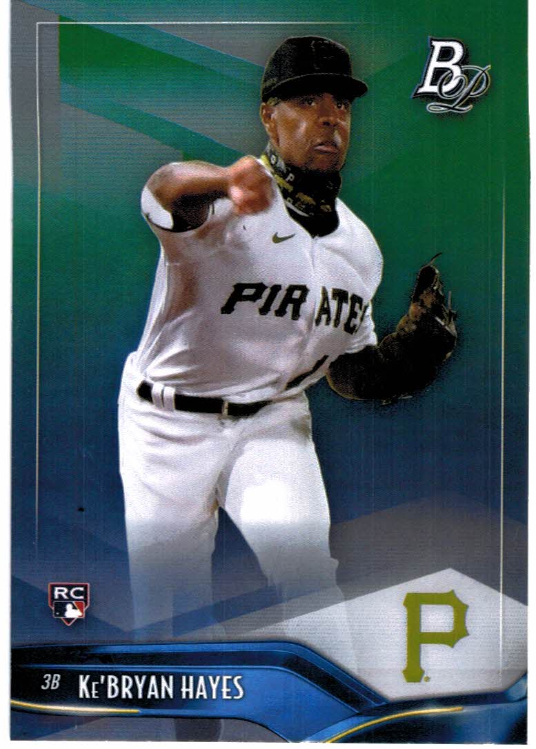 2021 TOPPS CHROME KE'BRYAN HAYES ROOKIE CARD #191