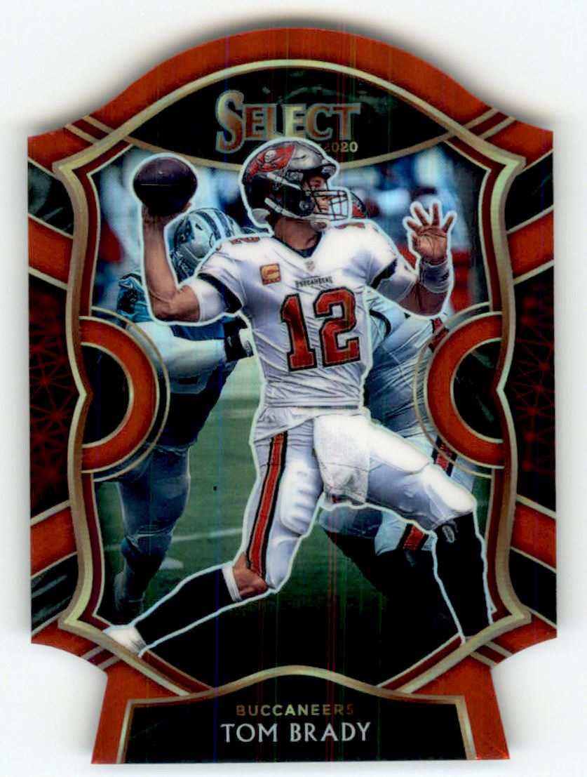 2020 Select Prizm Red Die Cut #1 Tom Brady