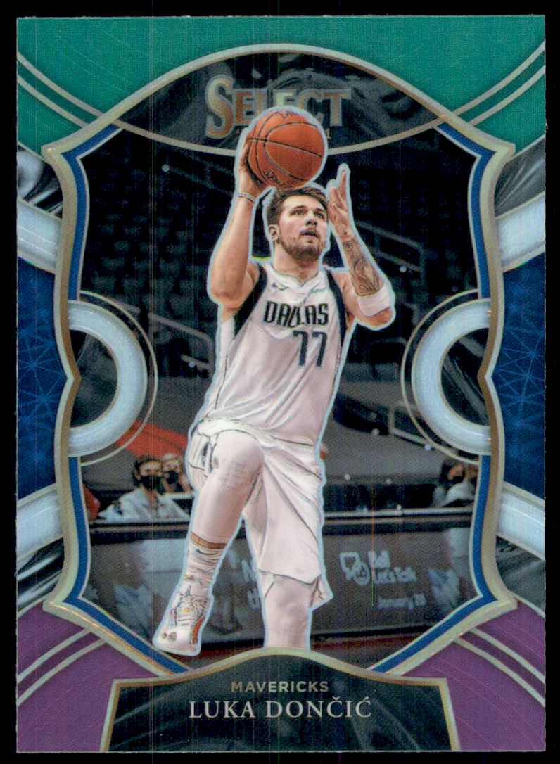 2020-21 Select Prizms Green White Purple #15 Luka Doncic
