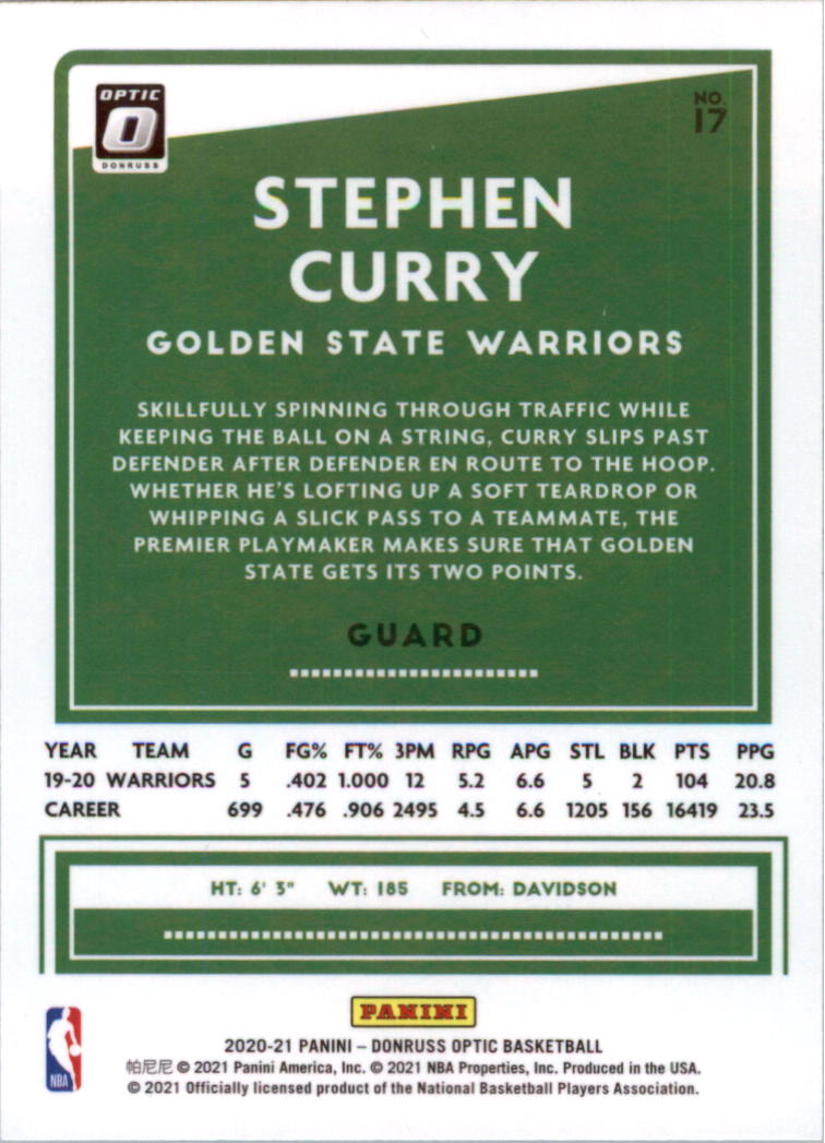 2020-21 Donruss Optic Basketball Card Pick (Base) - Bild 35 von 401