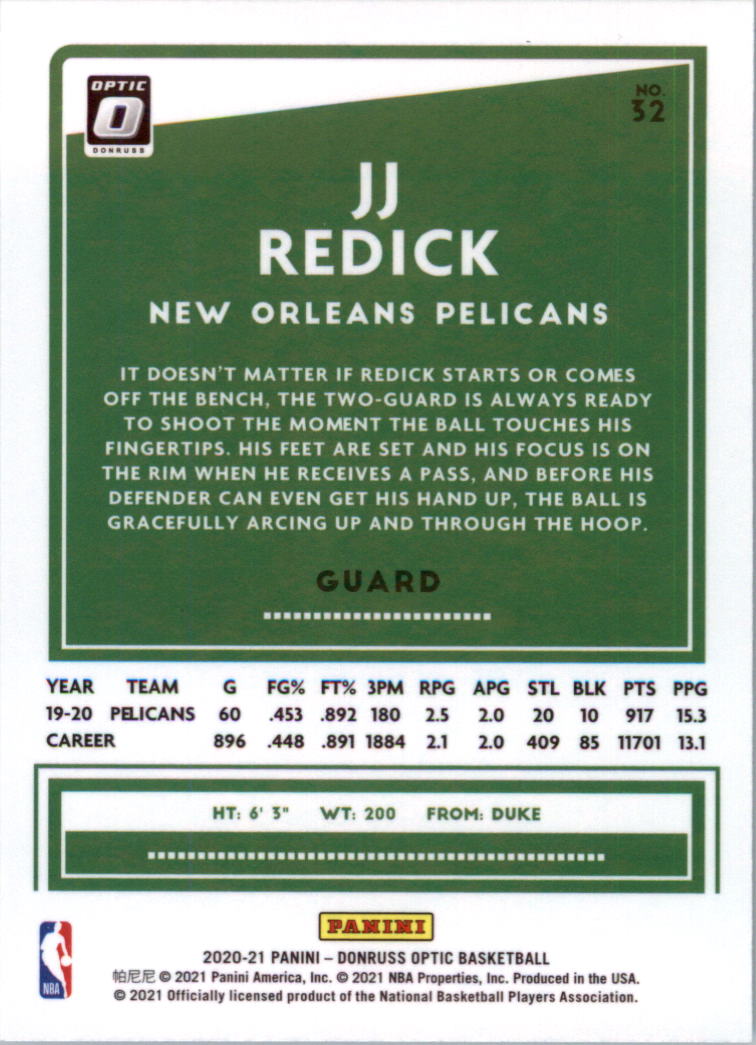 2020-21 Donruss Optic Basketball Card Pick (Base) - Bild 65 von 401