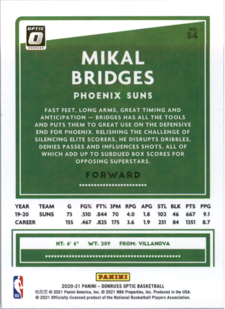 2020-21 Donruss Optic Basketball Card Pick (Base) - Bild 109 von 401