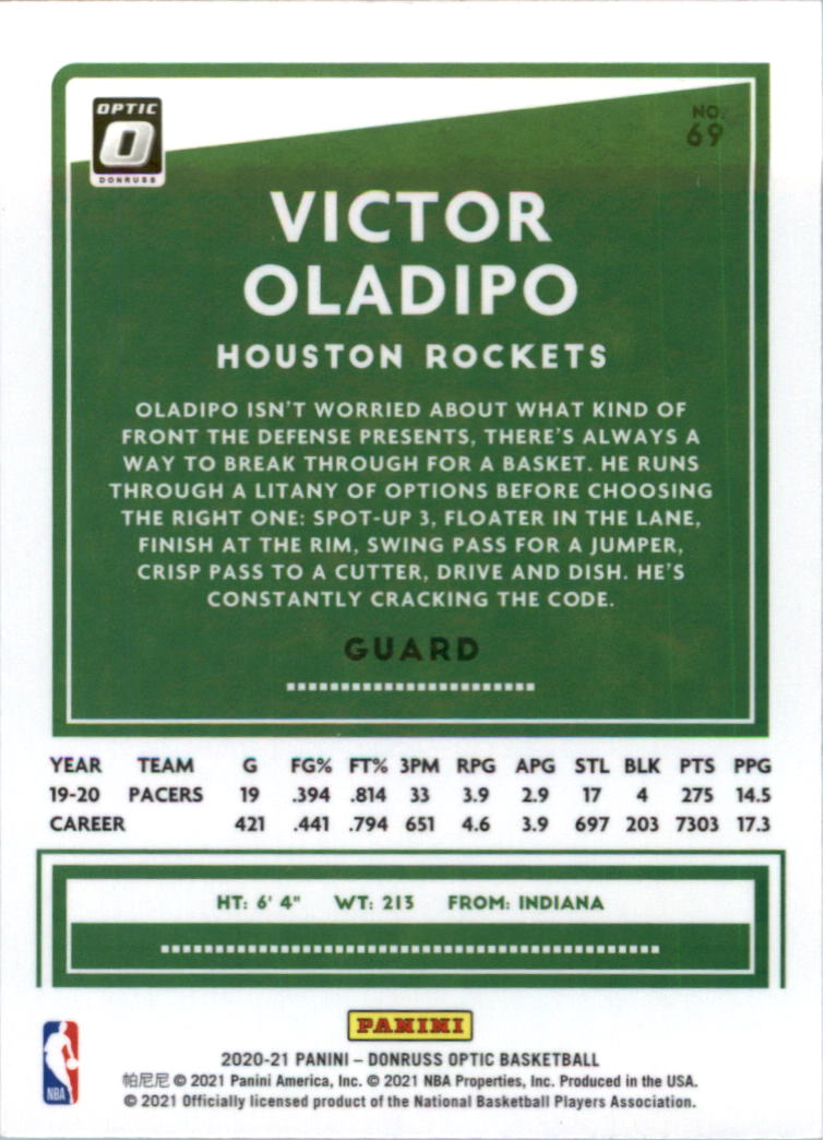 2020-21 Donruss Optic Basketball Card Pick (Base) - Bild 139 von 401