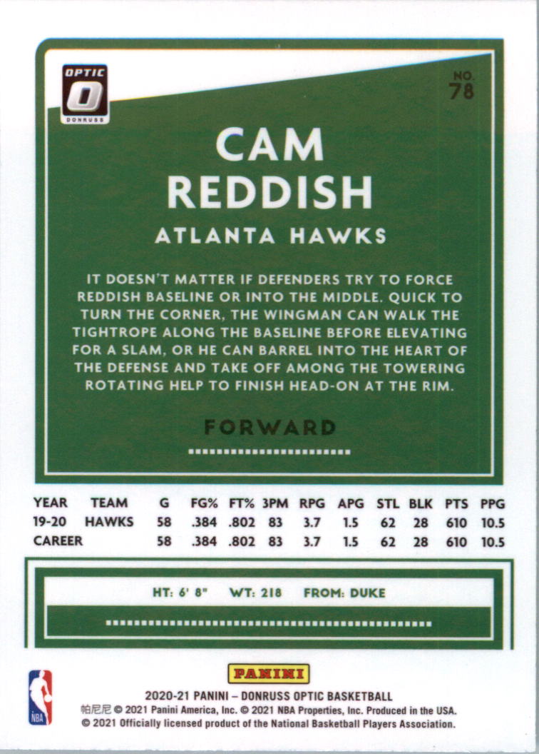 2020-21 Donruss Optic Basketball Card Pick (Base) - Bild 157 von 401
