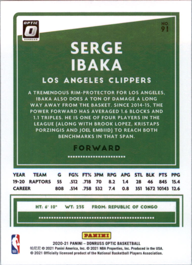2020-21 Donruss Optic Basketball Card Pick (Base) - Bild 183 von 401