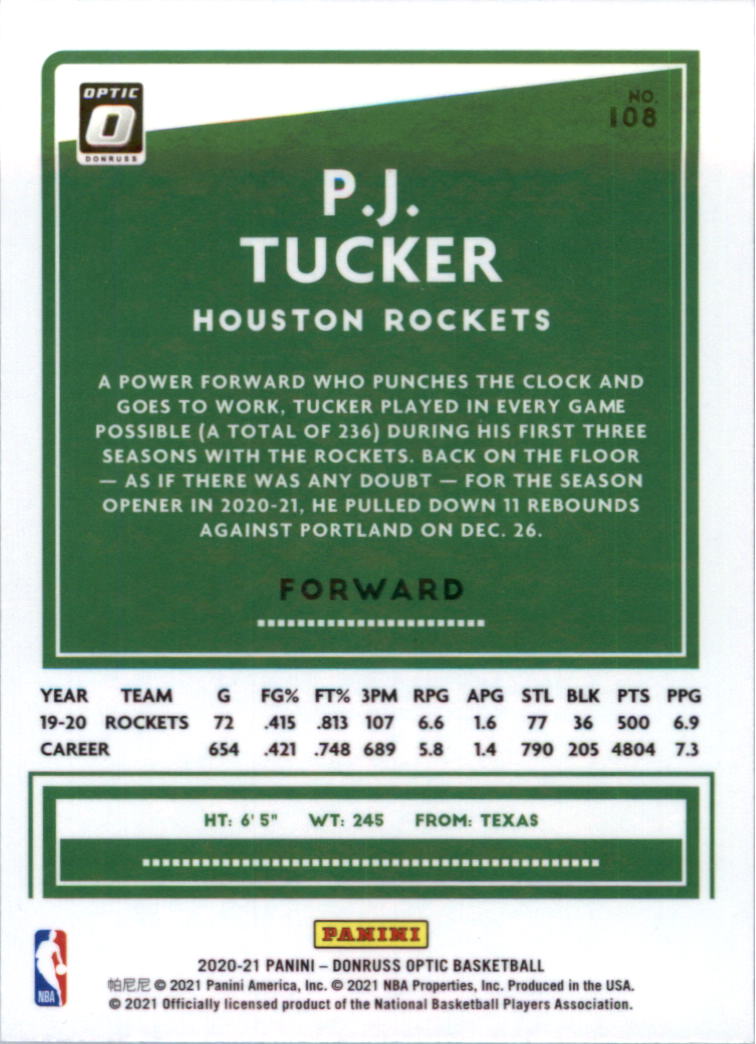 2020-21 Donruss Optic Basketball Card Pick (Base) - Bild 217 von 401