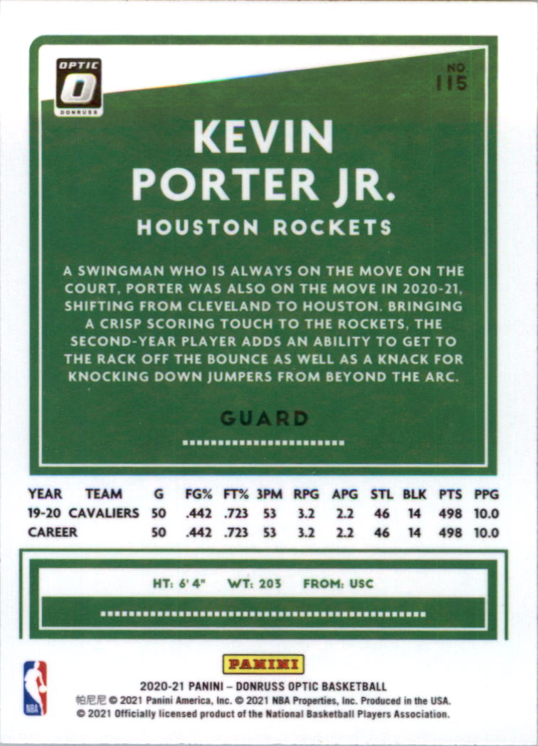 2020-21 Donruss Optic Basketball Card Pick (Base) - Bild 231 von 401