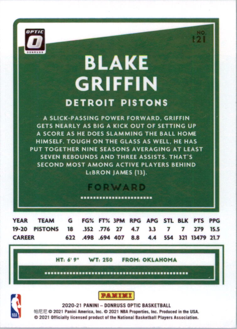 2020-21 Donruss Optic Basketball Card Pick (Base) - Bild 243 von 401
