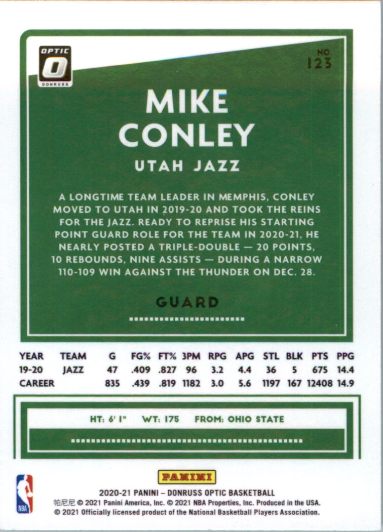 2020-21 Donruss Optic Basketball Card Pick (Base) - Bild 247 von 401