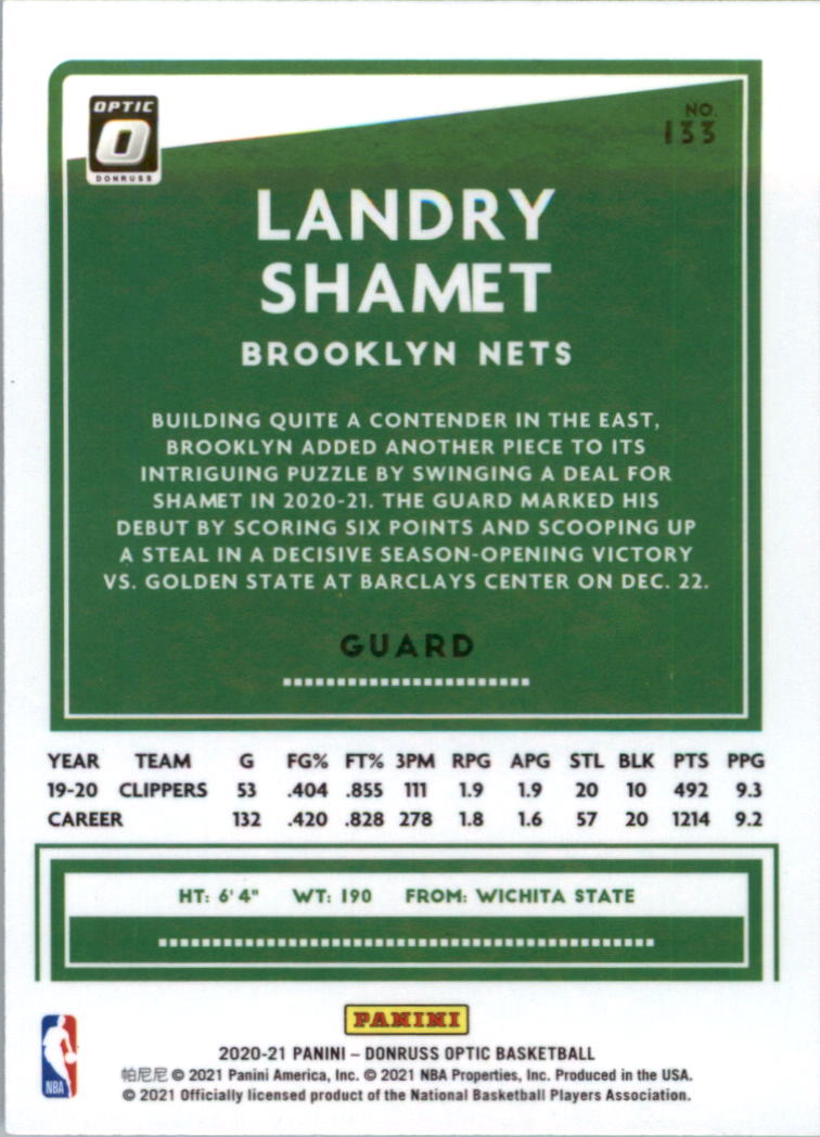 2020-21 Donruss Optic Basketball Card Pick (Base) - Bild 267 von 401