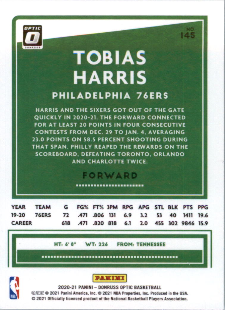2020-21 Donruss Optic Basketball Card Pick (Base) - Bild 291 von 401