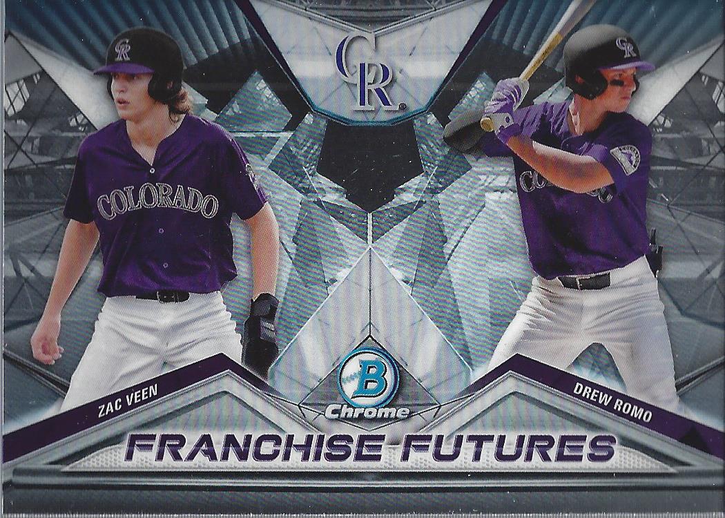 2020 Bowman Chrome Draft Franchise Futures #FFJZ Drew Romo Zac