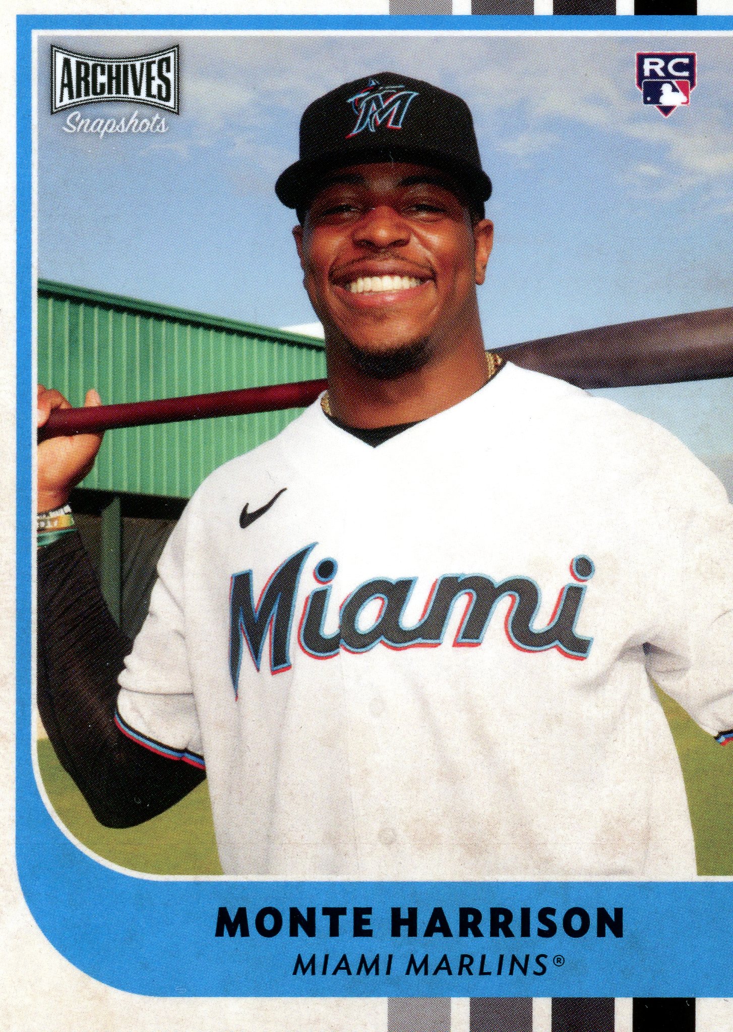 2021 Topps Archives Snapshots #26 Monte Harrison RC