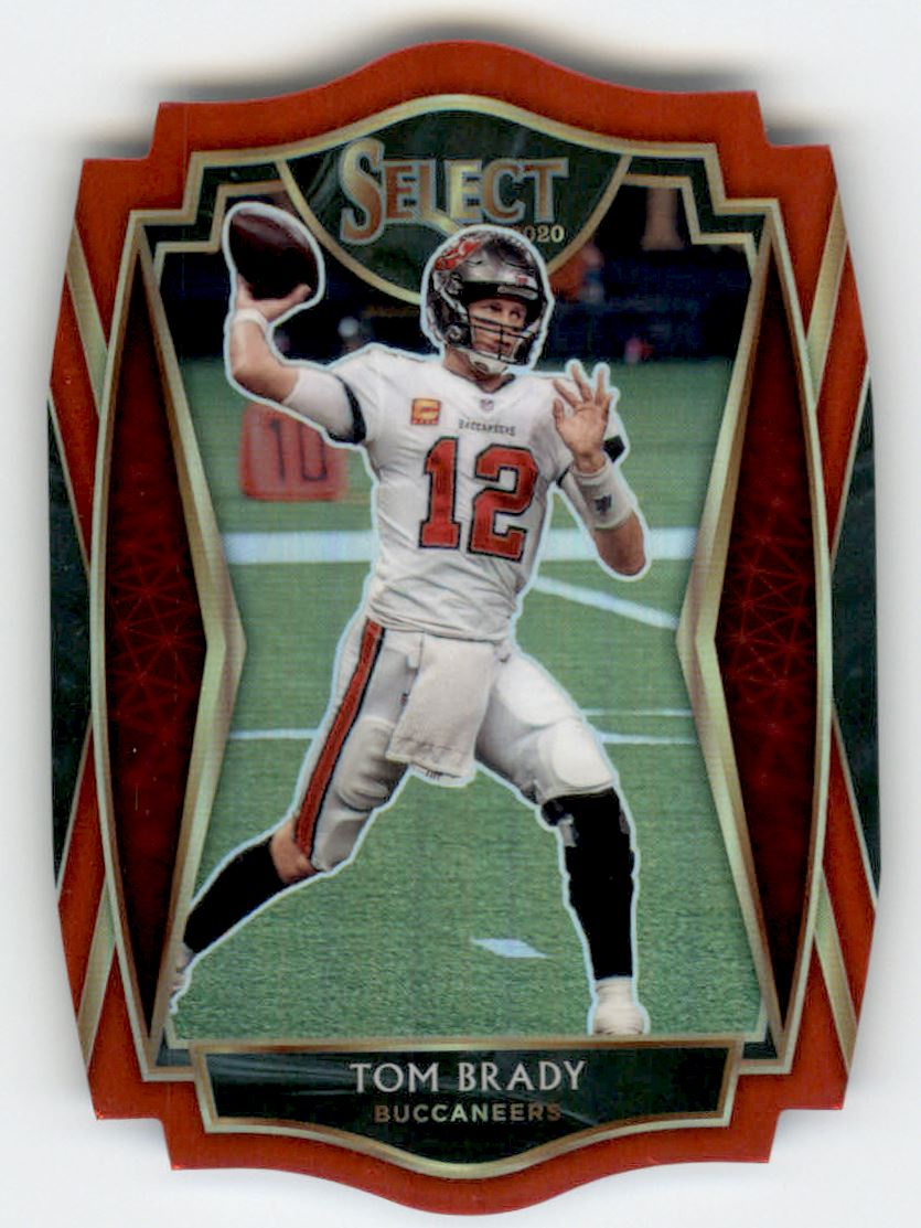 2020 Select Prizm Red Die Cut #101 Tom Brady