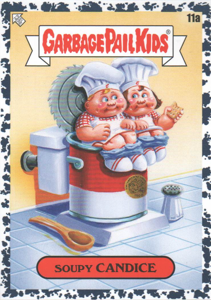 2021 Topps Garbage Pail Kids Food Fight Pepper Black #11a Soupy Candice ...