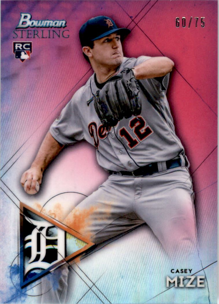 2022 Topps Chrome Pink #162 Casey Mize - Detroit Tigers