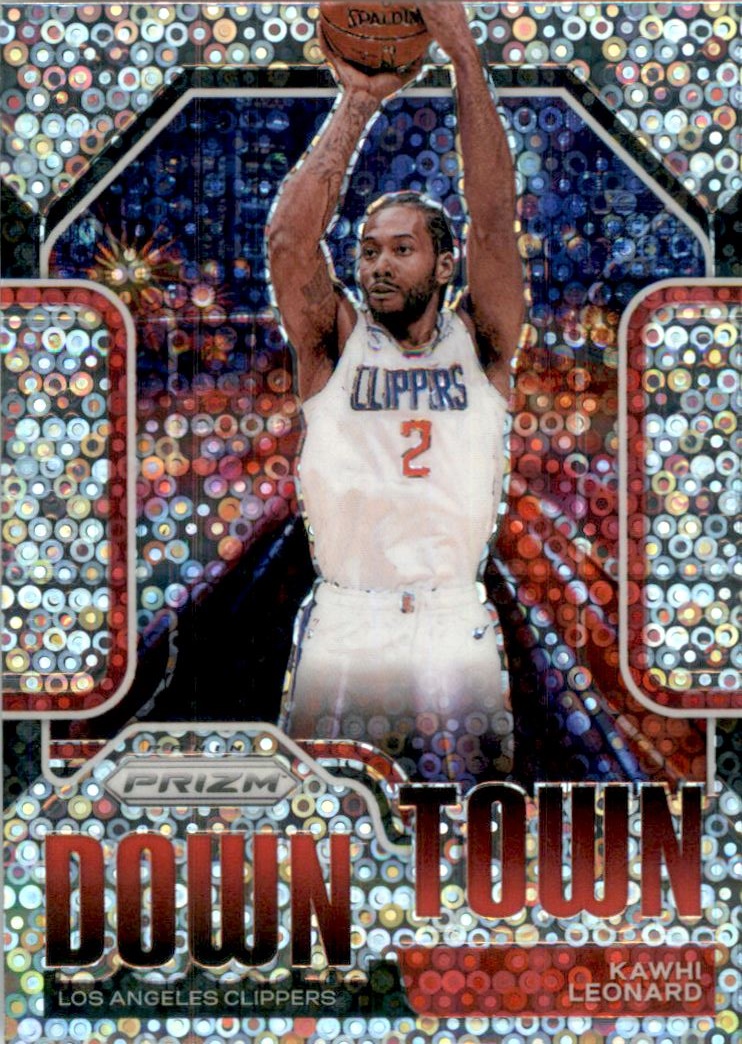 2020-21 Panini Prizm Downtown Bound Fast Break #14 Kawhi Leonard