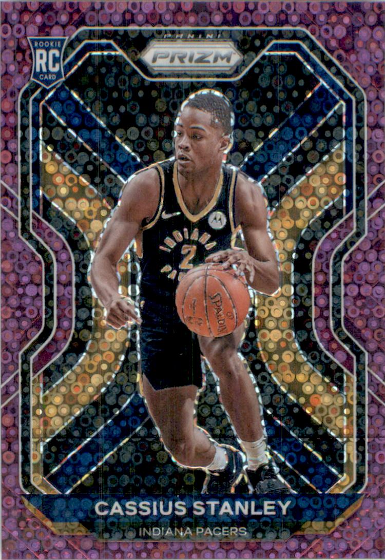 2020-21 Panini Prizm Prizms Fast Break Purple #285 Cassius Stanley