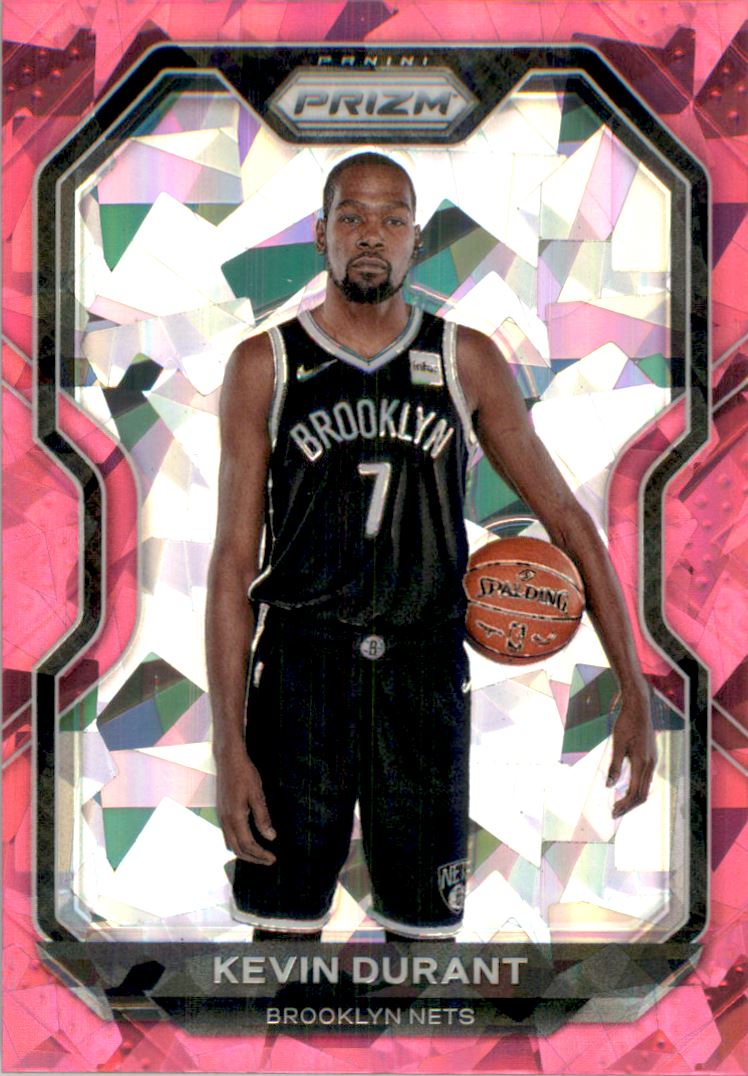 2020-21 Panini Prizm Prizms Pink Ice #81 Kevin Durant