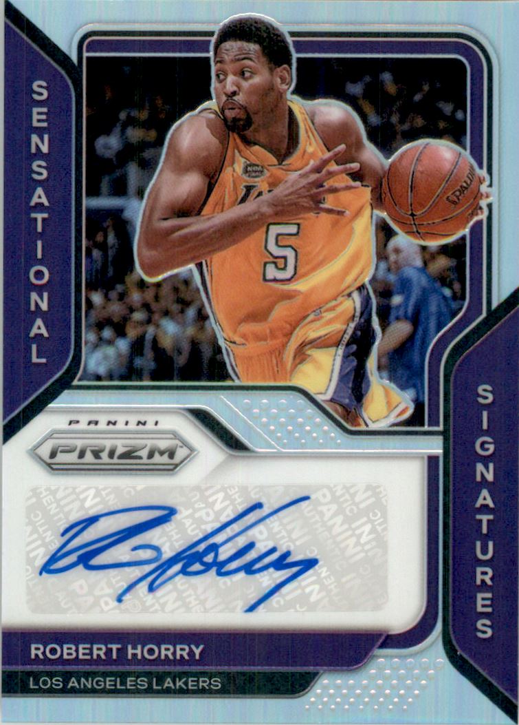 2020-21 Panini Prizm Sensational Signatures Prizms Silver #34 Robert Horry