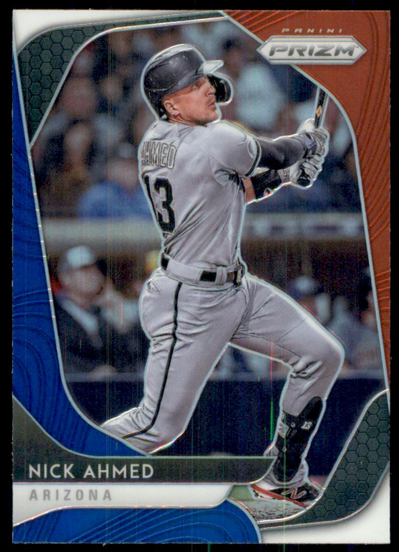 2020 Panini Prizm Prizms Red White and Blue #179 Nick Ahmed