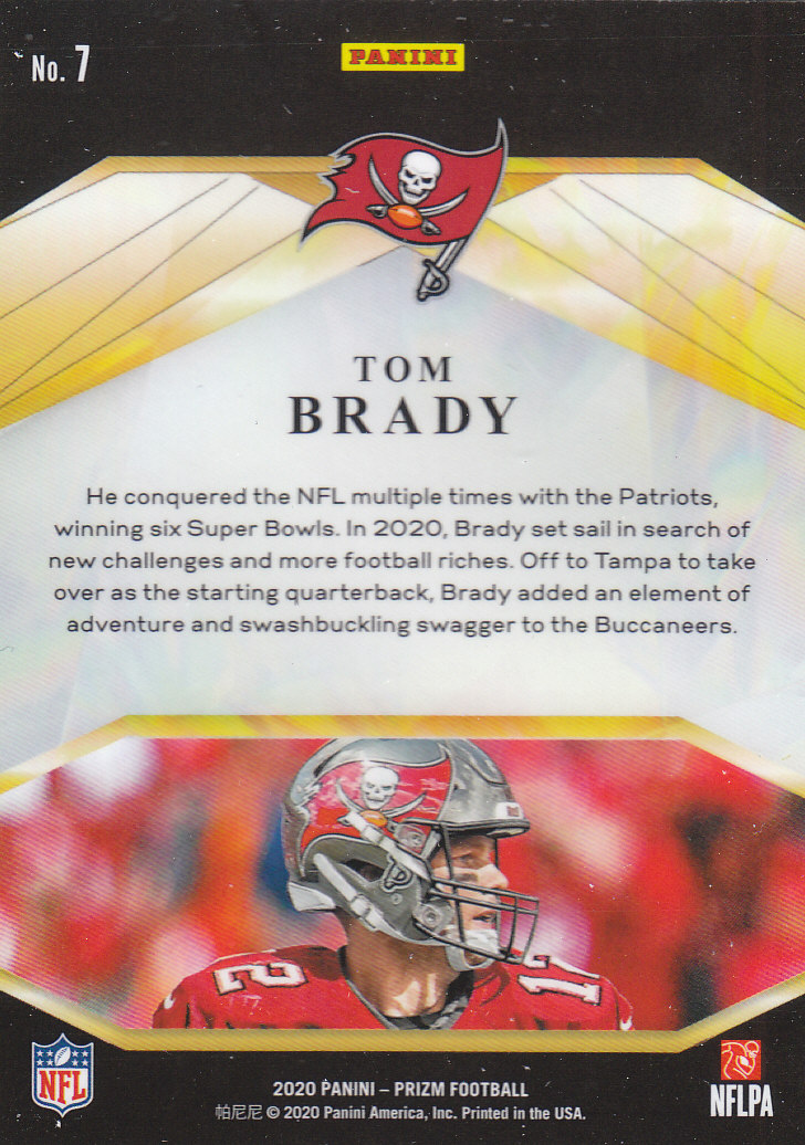 Tarjetas insertadas de fútbol americano Panini Prizm 2020 "Brilliance" - Imagen 7 de 19