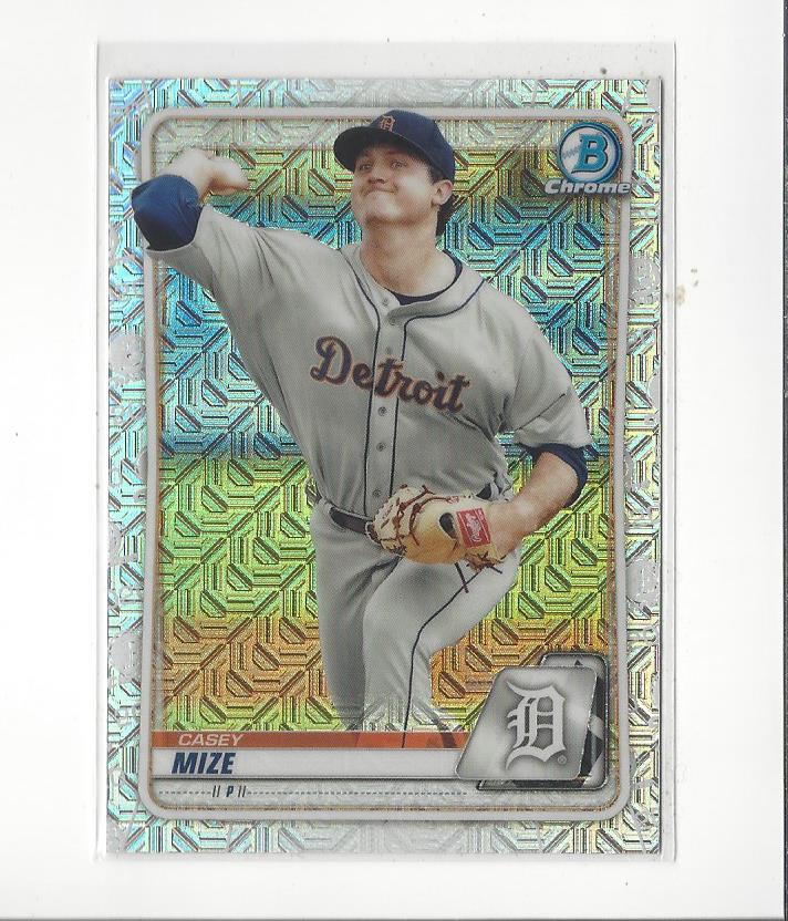 2020 Bowman Chrome Mega Box Prospects Refractors #BCP142 Casey Mize
